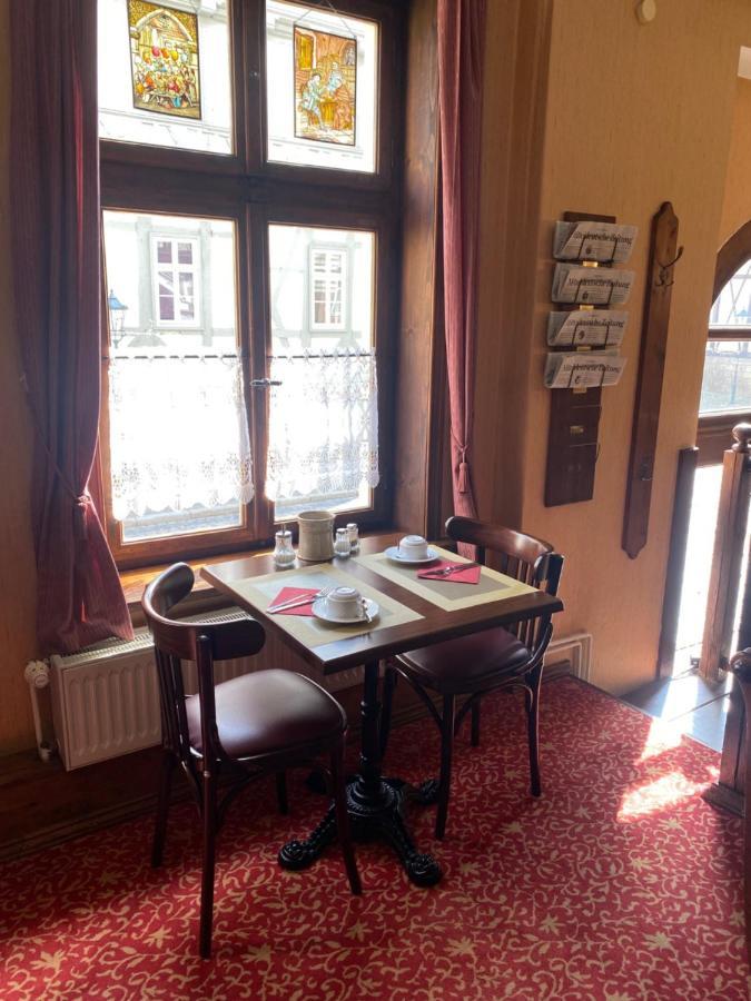 Hotel garni Am Dippeplatz Quedlinburg Esterno foto