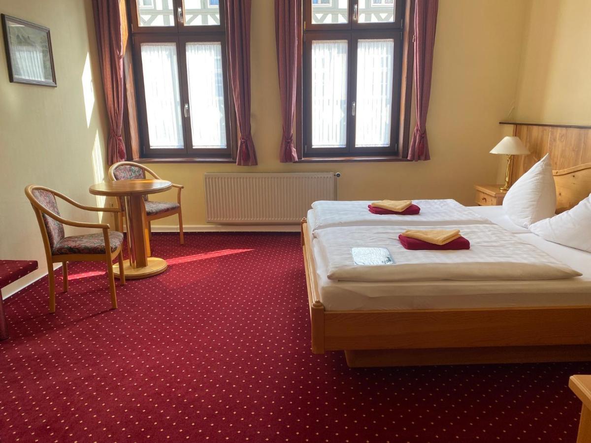 Hotel garni Am Dippeplatz Quedlinburg Esterno foto